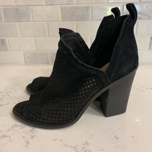 Vince Camuto Open Toe Booties